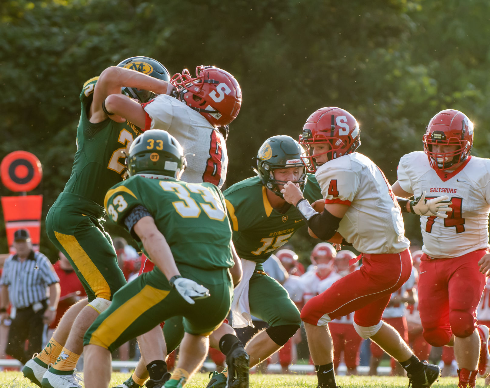 Marion Center 41, Saltsburg 34 3035